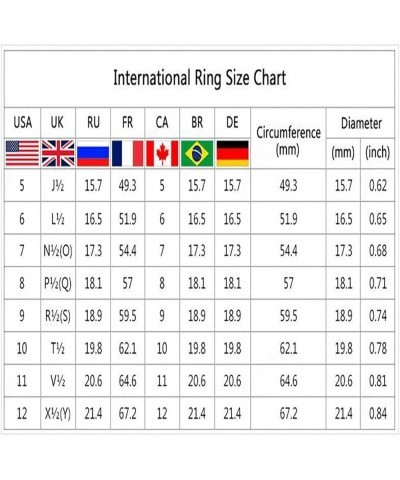 Women's CZ Simulated Diamond Ring Inlaid Zircon Engagement Ring Wedding Band for Bride (Gold, 6) Silver 7 $6.41 Rings