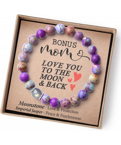 Natural Gemstone Bracelet Gifts for Daughter Mom Sister Niece Aunt Wife Girlfriend Grandma Bonus Mom $11.79 Bracelets