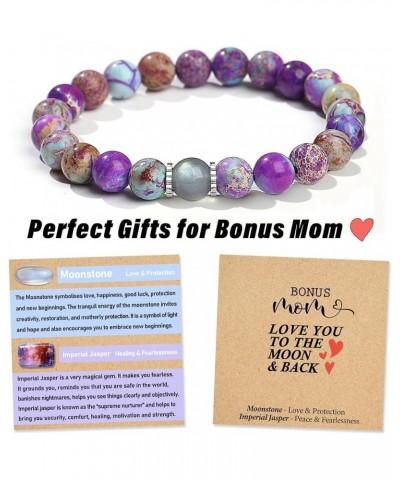 Natural Gemstone Bracelet Gifts for Daughter Mom Sister Niece Aunt Wife Girlfriend Grandma Bonus Mom $11.79 Bracelets