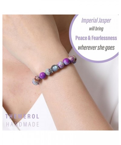 Natural Gemstone Bracelet Gifts for Daughter Mom Sister Niece Aunt Wife Girlfriend Grandma Bonus Mom $11.79 Bracelets