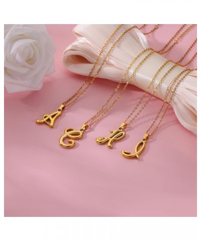 Gold Initial Necklaces for Women Girls, 18K Gold Plated Letter A-Z Pendant Necklace Unique Birthday Gift Initial W $8.54 Neck...