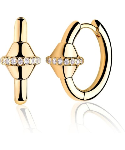 Gold Huggie Hoop Earrings 14K Gold Filled Dainty Small Simple Hypoallergenic Jewelry Gift for Women ED309 $9.35 Earrings