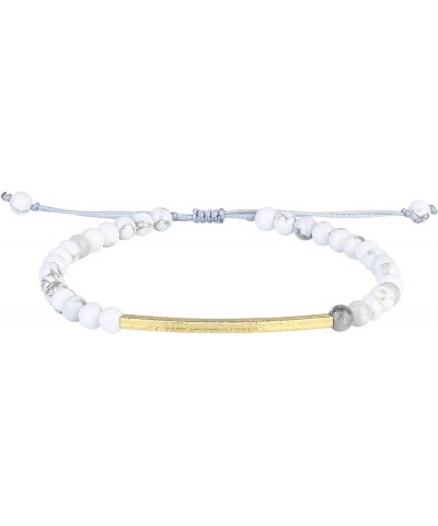 Friendship Bracelets Handmade Single Strand Gold Beaded Bar Bracelets Chic Bangle White $7.12 Bracelets