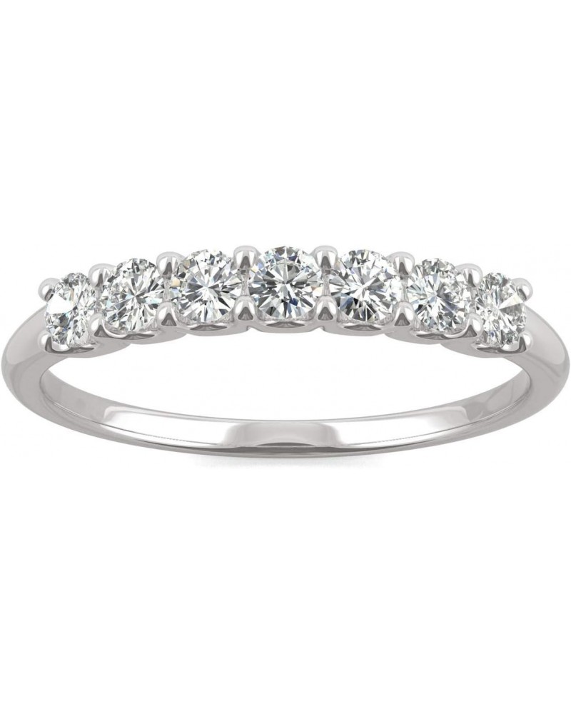 14K White Gold Moissanite 2.5mm Round Wedding Band, 0.42cttw DEW $235.80 Bracelets