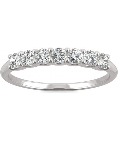 14K White Gold Moissanite 2.5mm Round Wedding Band, 0.42cttw DEW $235.80 Bracelets