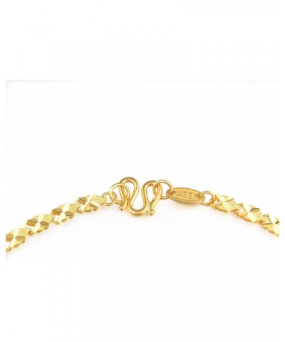 999.9 24K Solid Gold Price-by-Weight 20.96g Gold Barleycorn Chain Necklace for Women 90741N | 17.7 Inches, (45 CM) $633.30 Ne...