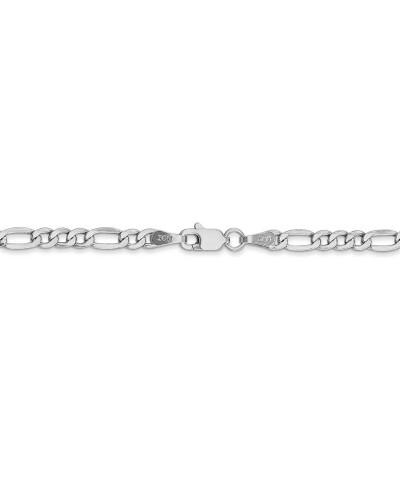 14k White Gold Lightweight Figaro Chain Necklace Bracelet or Anklet 16.0 Inches 3.5 mm $80.66 Bracelets