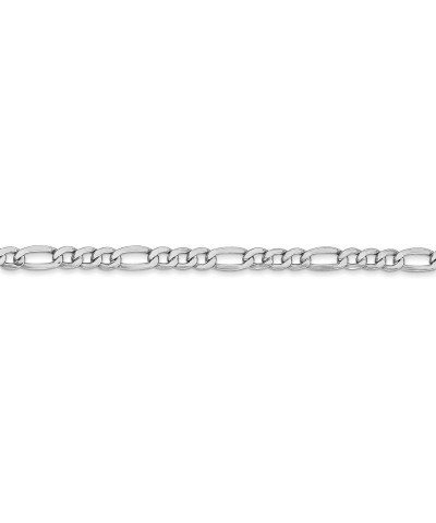 14k White Gold Lightweight Figaro Chain Necklace Bracelet or Anklet 16.0 Inches 3.5 mm $80.66 Bracelets