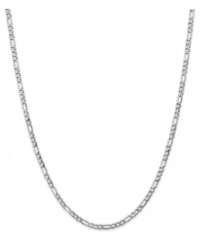 14k White Gold Lightweight Figaro Chain Necklace Bracelet or Anklet 16.0 Inches 3.5 mm $80.66 Bracelets