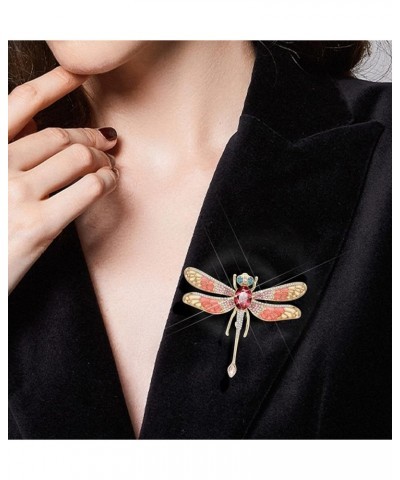 Austrian Crystal Cute Animal Butterfly Dragonfly Brooches Pins Colorful Enamel Corsages Women Scarf Clips Red $9.87 Brooches ...