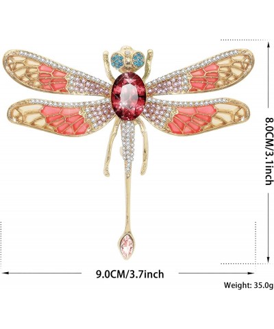 Austrian Crystal Cute Animal Butterfly Dragonfly Brooches Pins Colorful Enamel Corsages Women Scarf Clips Red $9.87 Brooches ...