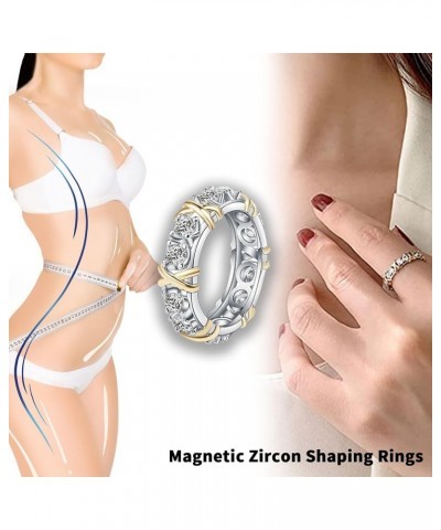 Magnetology Moissanite Diamond Ring 6 Purple 2PCS $8.54 Rings