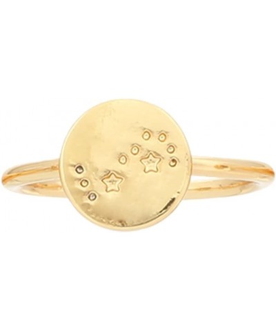 Zodiac Sign Ring Gift Constellation Gifts for Women and Teen Girls, 14K Gold-Dipped Star Sign Ring, One Size Scorpio $11.26 R...