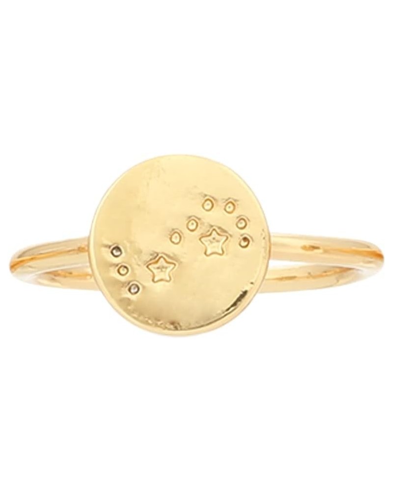 Zodiac Sign Ring Gift Constellation Gifts for Women and Teen Girls, 14K Gold-Dipped Star Sign Ring, One Size Scorpio $11.26 R...