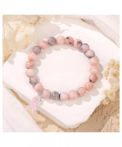 12 24 Pcs Breast Cancer Awareness Bracelet Gifts for Women Inspirational Breast Cancer Bracelets Bulk, Survivor Motivational ...