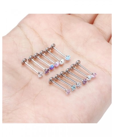 20G 18G 16G Threadless Nose Stud Stainless Steel Push in Medusa Piercing Jewelry Labret Jewelry Lip Rings for Women Men Tragu...