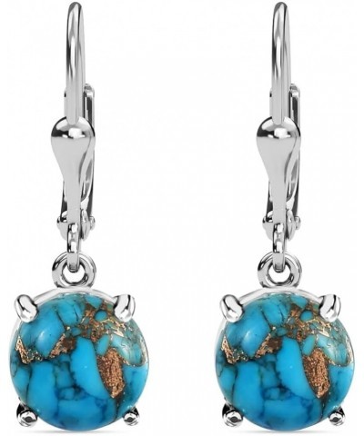 SHOP LC 925 Sterling Silver Earrings for Women Jewelry Boho Western Birthday Gifts for Women Turquoise $11.61 Earrings