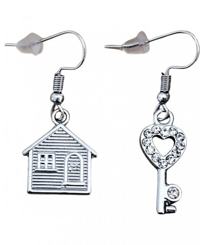 Realtor House Key Earrings Realtor Gift House Key Charm Jewelry Housewarming Gift Loan Officer Real Estate Agent Broker Realt...