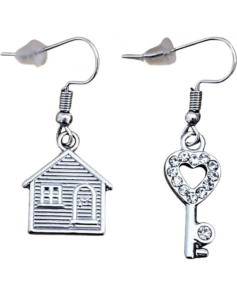 Realtor House Key Earrings Realtor Gift House Key Charm Jewelry Housewarming Gift Loan Officer Real Estate Agent Broker Realt...