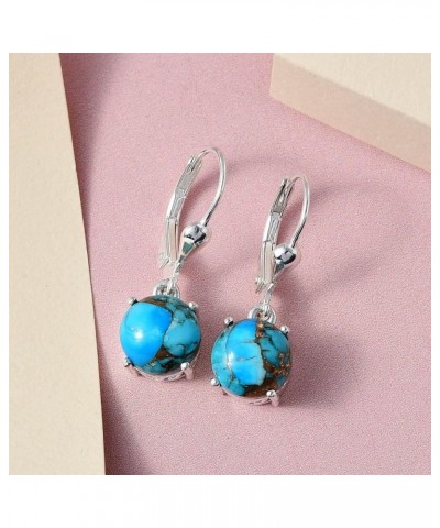 SHOP LC 925 Sterling Silver Earrings for Women Jewelry Boho Western Birthday Gifts for Women Turquoise $11.61 Earrings