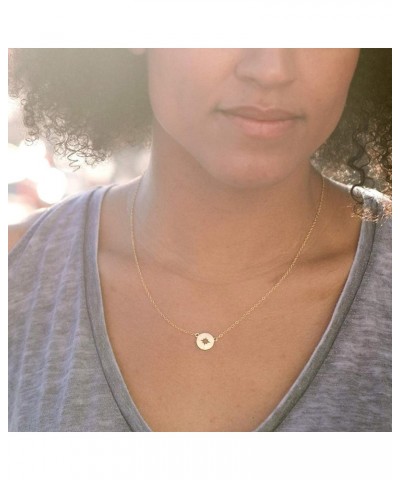 Unbiological Sisters Gift Necklace: Present for Bonus Sister, Soul Sister, Best Friend Compass Gold $25.49 Necklaces