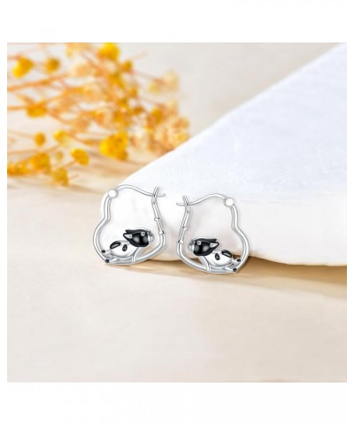 Cat/French Bulldog/Koala/Panda/Elephant/Pig/Penguin/Dolphin/Octopus/Shark/Butterfly/Bat/Hedgehog Earrings for Women Sterling ...