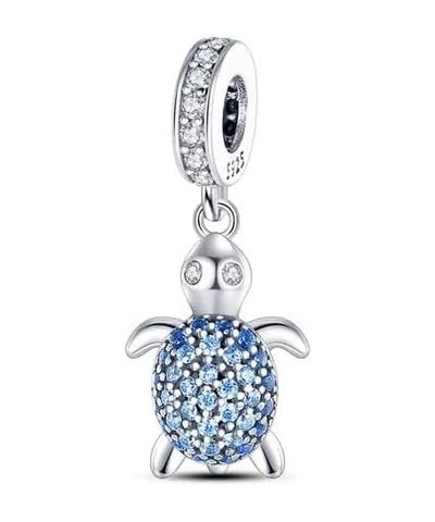 Sea Turtle Charms Fit Bracelets Octopus Starfish 925 Silver Bulldog Dolphin Jellyfish Beads Jewelry SSS-1401 SEC004 $9.24 Bra...