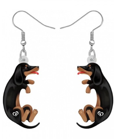 Acrylic Lovely Dachshund Dog Dangle Drop Earrings Jewelry for Women Girls Cute Puppy Pets Hook Earrings Gifts for Dog Lovers ...