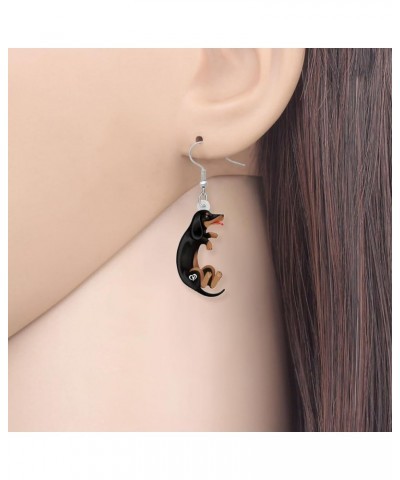 Acrylic Lovely Dachshund Dog Dangle Drop Earrings Jewelry for Women Girls Cute Puppy Pets Hook Earrings Gifts for Dog Lovers ...