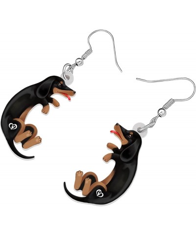 Acrylic Lovely Dachshund Dog Dangle Drop Earrings Jewelry for Women Girls Cute Puppy Pets Hook Earrings Gifts for Dog Lovers ...