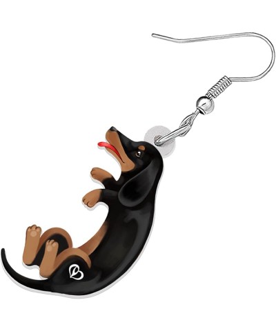 Acrylic Lovely Dachshund Dog Dangle Drop Earrings Jewelry for Women Girls Cute Puppy Pets Hook Earrings Gifts for Dog Lovers ...