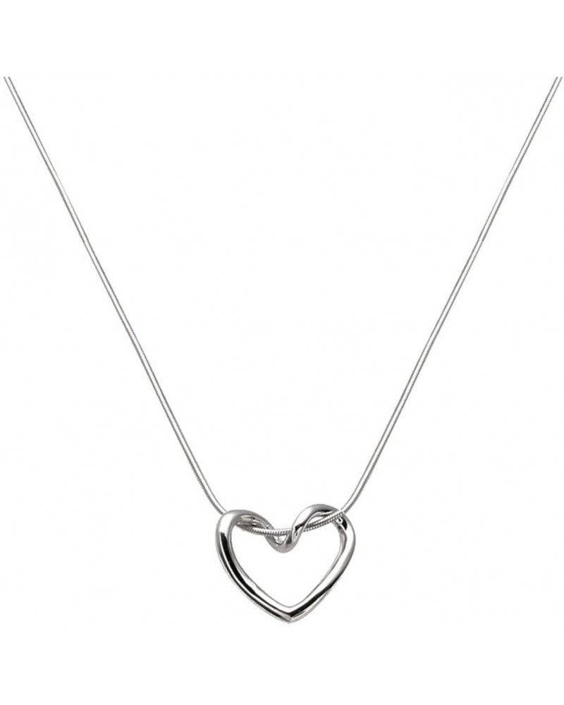 Cute Heart Necklaces for Women Simple Hollow Heart Necklace $6.11 Necklaces