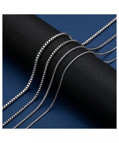 Box Chain Necklace for Men Women Stainless Steel Rock Hip Hop Collarbone Chain Jewelry Width 2.5mm Gold 65.0 Centimeters $8.8...