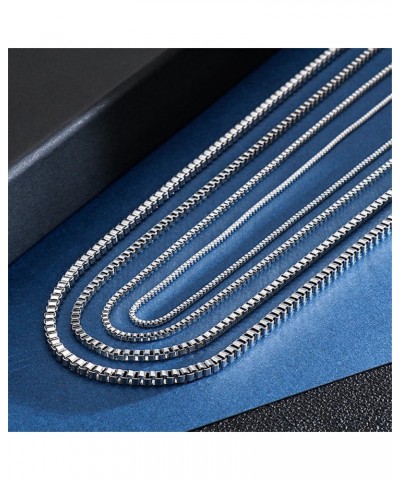 Box Chain Necklace for Men Women Stainless Steel Rock Hip Hop Collarbone Chain Jewelry Width 2.5mm Gold 65.0 Centimeters $8.8...