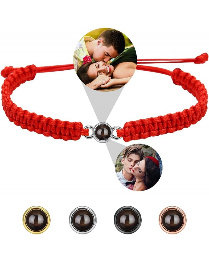 Custom Bracelets with Picture inside - Customized Projection Bracelets with Photos, Picture Bracelet Personalized Photo, Memo...