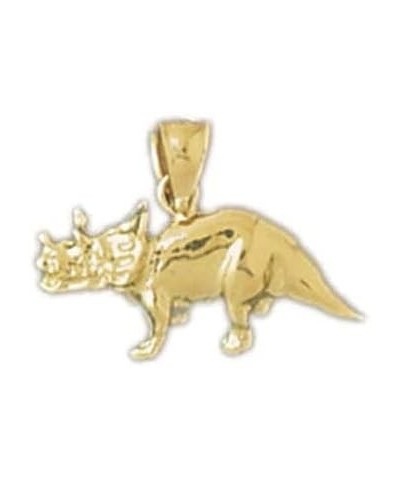 Dinosaur Charm Pendant 14k Gold White Gold $58.85 Pendants