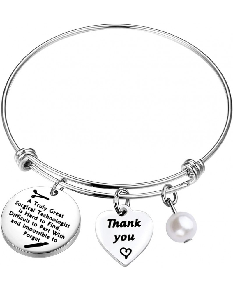 Surgical Technologist Gift Surgical Tech Gift A True Great Surgical Technologist is Hard to Find Keychain Bracelet $9.84 Pend...