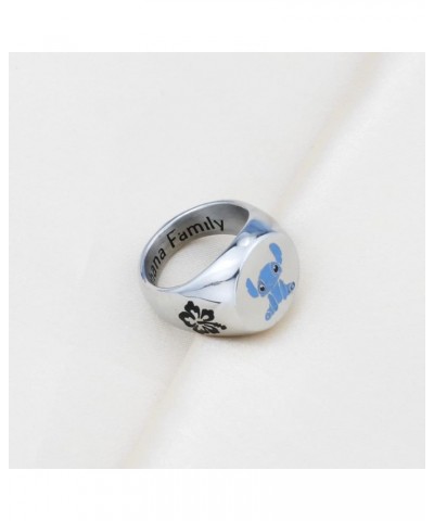 Stitch Gifts Ohana Means Family Ring Stitch Lover Gift Birthday Gifts for Women Friends Stitch Fans Gifts ohana family12 $11....