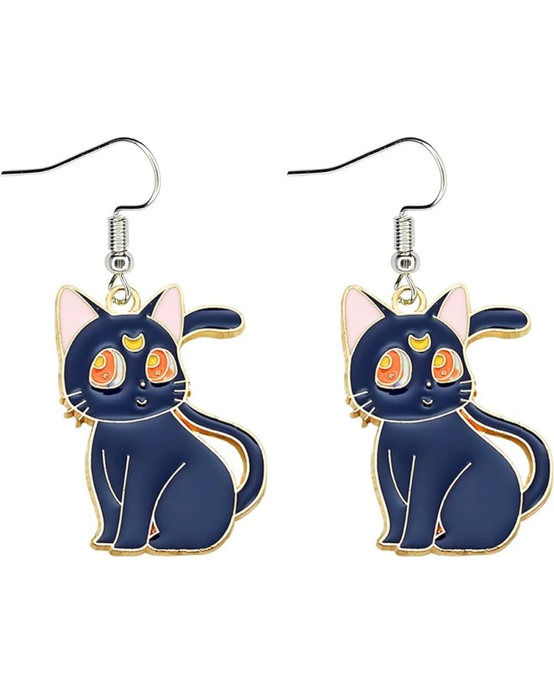 Cartoon Sailo Moon Cat Zinc Alloy TV Movies Earrings for Girls and Women 1 $5.89 Earrings