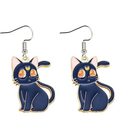 Cartoon Sailo Moon Cat Zinc Alloy TV Movies Earrings for Girls and Women 1 $5.89 Earrings