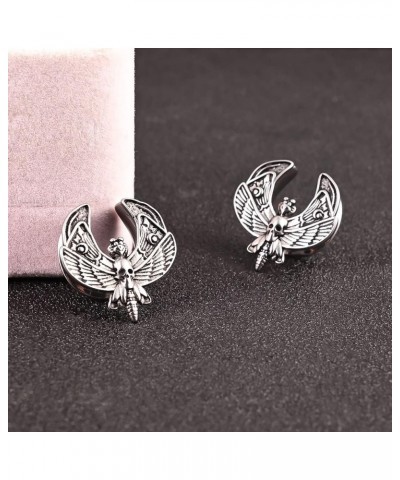 2PCS Butterfly Saddle Ear Plugs Tunnels 316 Stainless Steel Ear Gauges Hypoallergenic Earrings Stretchers Expander Piercing B...