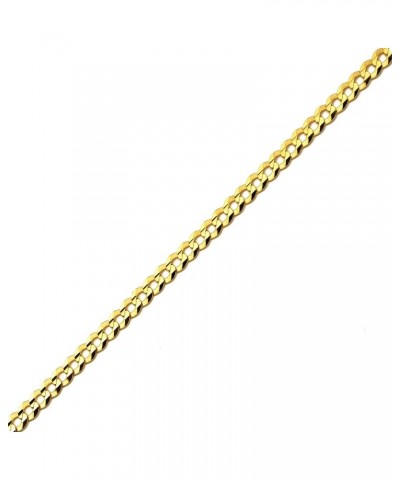 10k Yellow Gold 4.5mm Plain Solid Curb Cuban Necklace w/Lobster Lock (18" to 28") 20 $361.35 Others