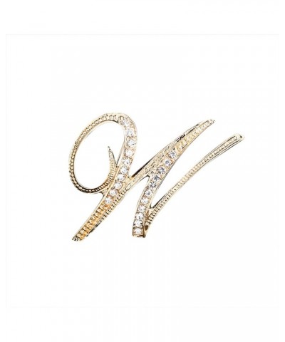 Brooches Jewelry Gift for Women Girls Temperament Fashion Elegant 26 Initial Rhinestone Brooch For Women Gold Brooch For Wome...