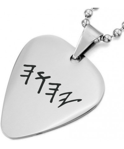 Tetragrammaton Amulet Guitar Pick Pendant Blessing Yhwh Yhvh Jehovah Name of God Lord Protection Charm Necklace Bead Chain Je...