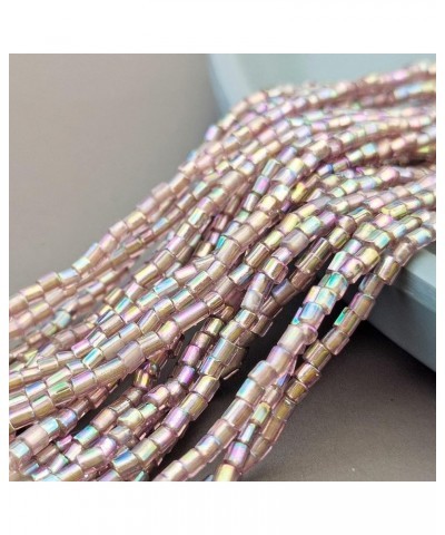 Long Multiple Row Handmade Beaded Statement 33" Necklace for Women with Gift Box AB purple $11.39 Necklaces