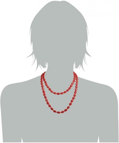 Round Beads Turquoise Necklace Bib Chunky Fashion Jewelry Red-Oval $10.99 Necklaces