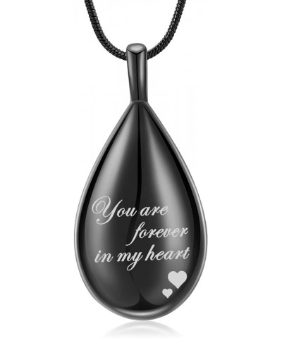 Urn Pendant Necklace Teardrop Cremation Jewelry for Ashes Memorial Keepsake for Women Jewelry Funeral Ashes Holder Collarbone...