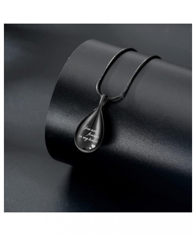 Urn Pendant Necklace Teardrop Cremation Jewelry for Ashes Memorial Keepsake for Women Jewelry Funeral Ashes Holder Collarbone...