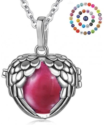 18mm Angel&wings Cage Harmony Ball Musical Pendant Angel Caller Women Necklace For Baby Jewelry Gift Style 20 $10.25 Necklaces