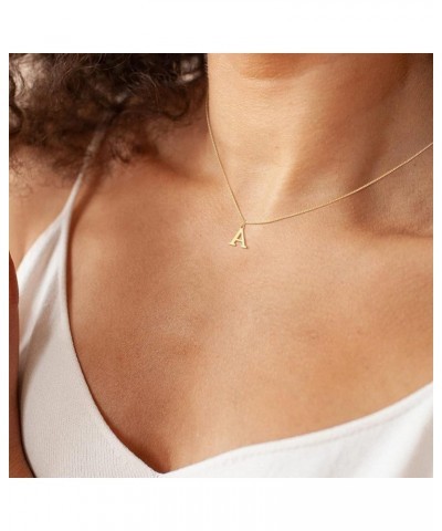 Initial Necklaces for Women 14K Gold Plated Dainty Bubble Letter Necklce Round Coin Pendant Engraved A-Z Necklace for Women P...